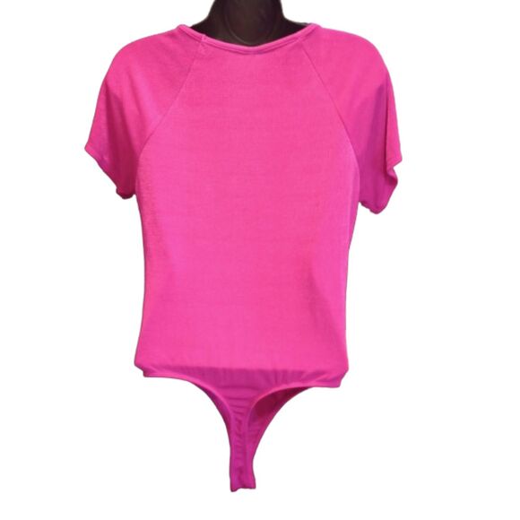 Wild Fable Women's Size Large Pink BodySuit - Picture 2 of 5